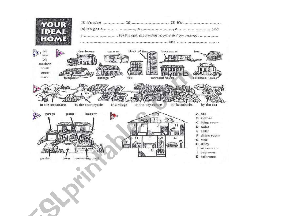 IDEAL  HOME worksheet