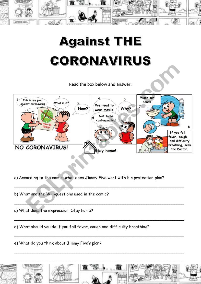 Against The Coronavirus with Monicas gang