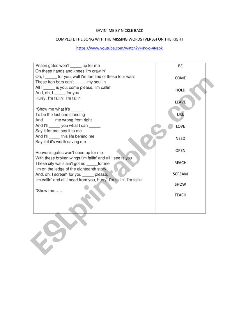 Simple Present worksheet