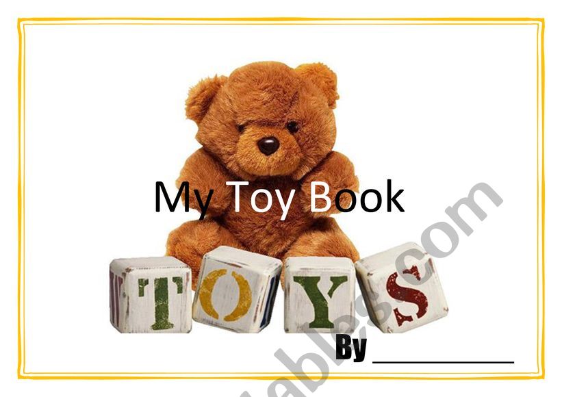 My toy book worksheet