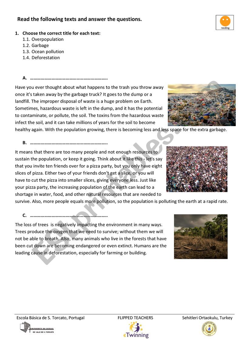 The Environment worksheet