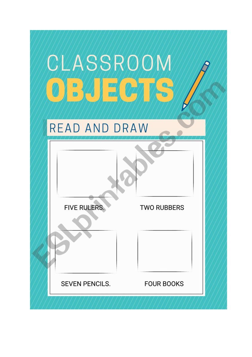 CLASSROOM OBJECTS worksheet