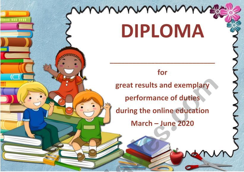 Diploma worksheet