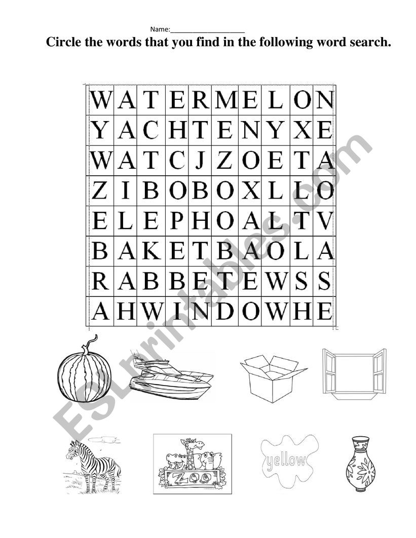 Game phonics crosswords worksheet