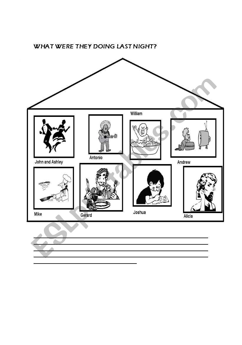 Past Continuous worksheet