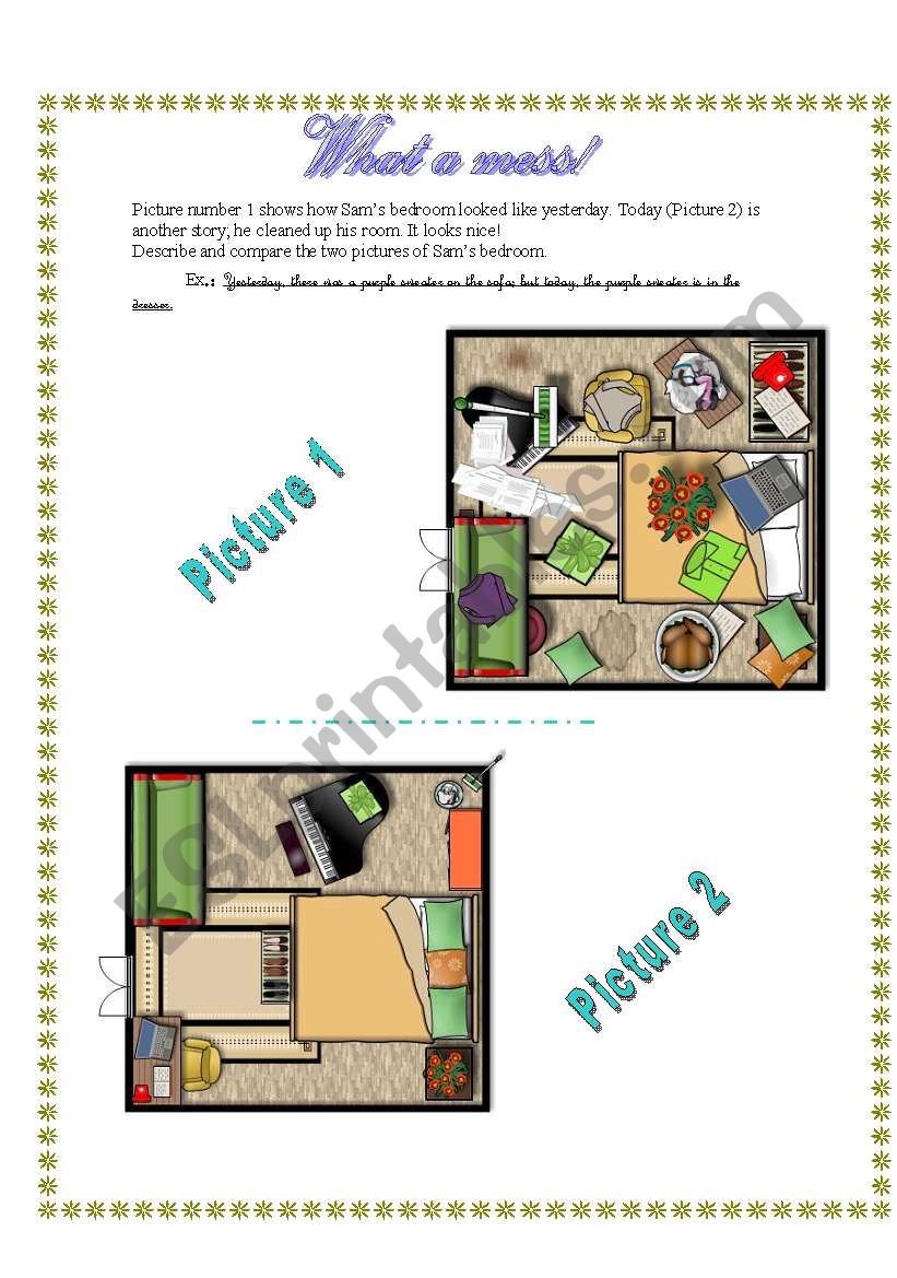 What a Mess!  worksheet