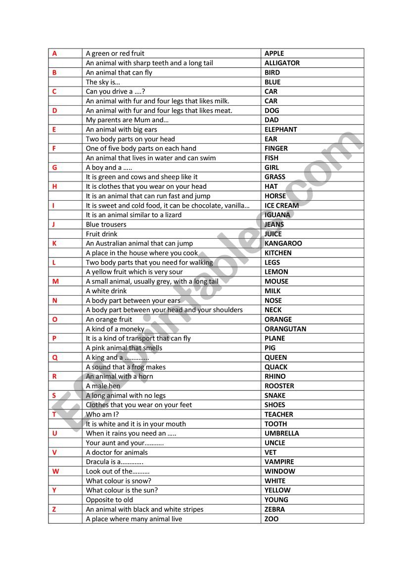 Hexagon game worksheet