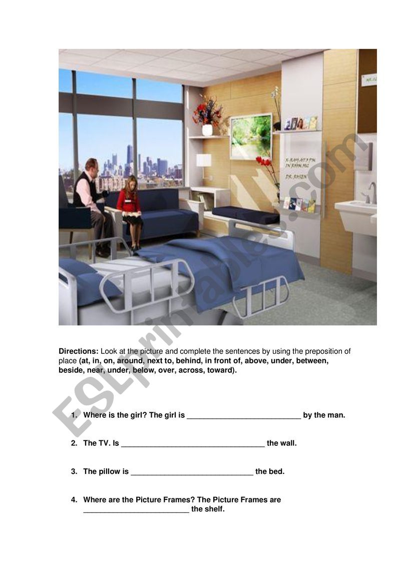 Hospital Ward worksheet