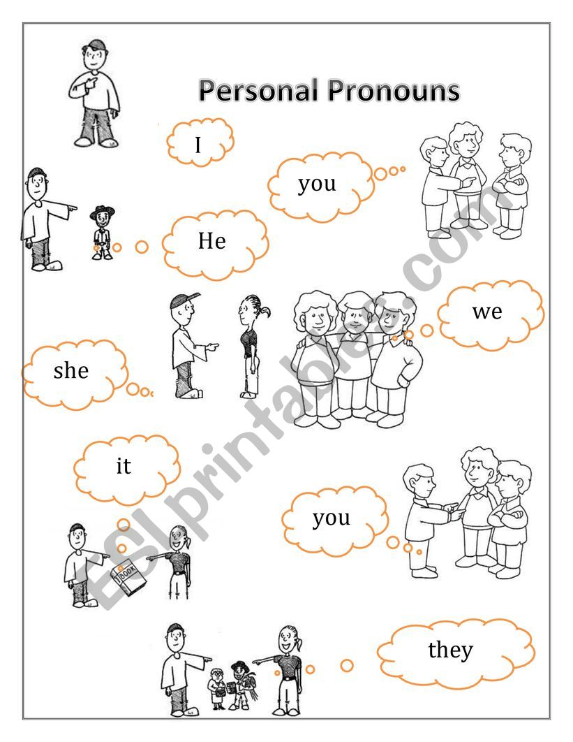 Personal Pronouns worksheet