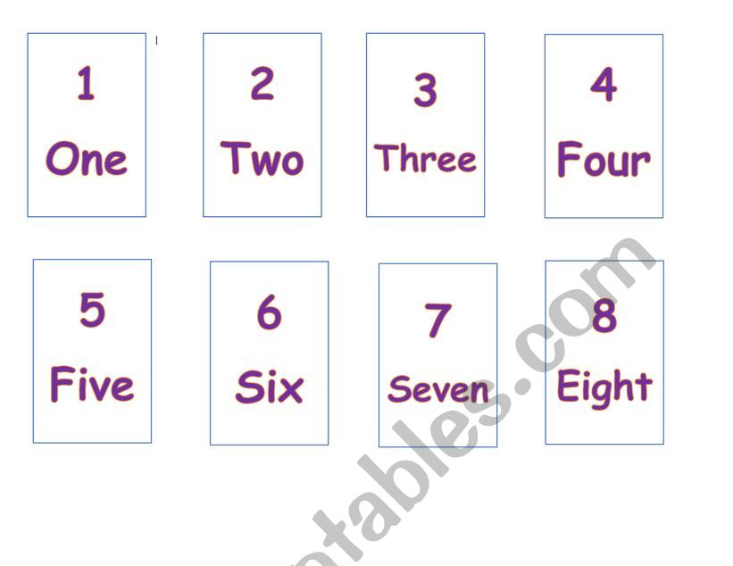 numbers 1-20 worksheet