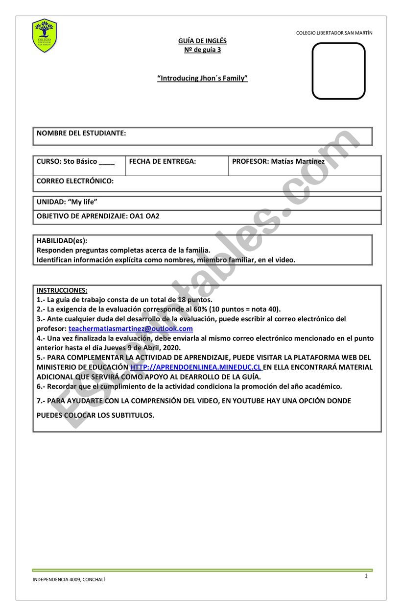 5th grade worksheet worksheet