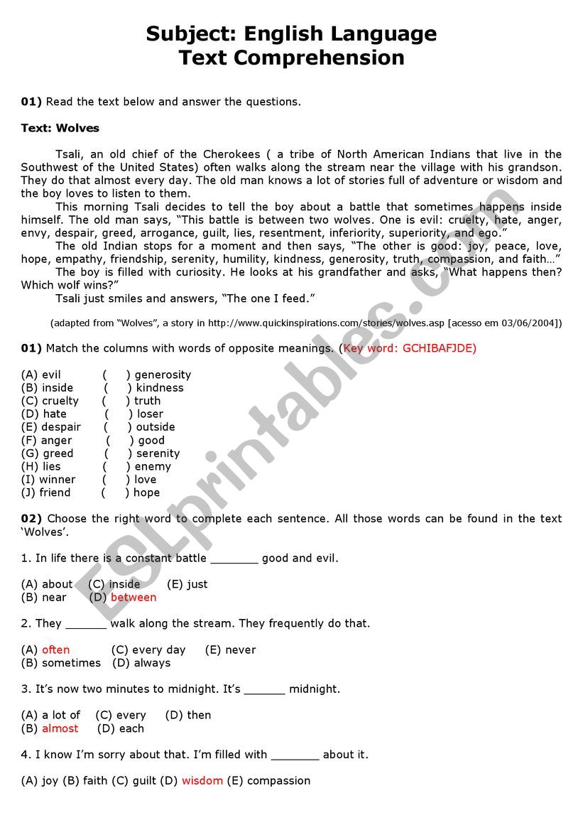 Plural of Nouns worksheet