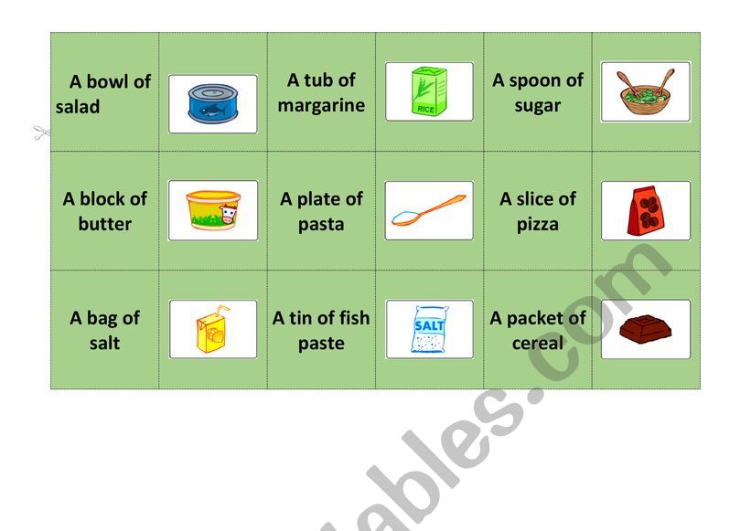 Containers (black Jack) worksheet