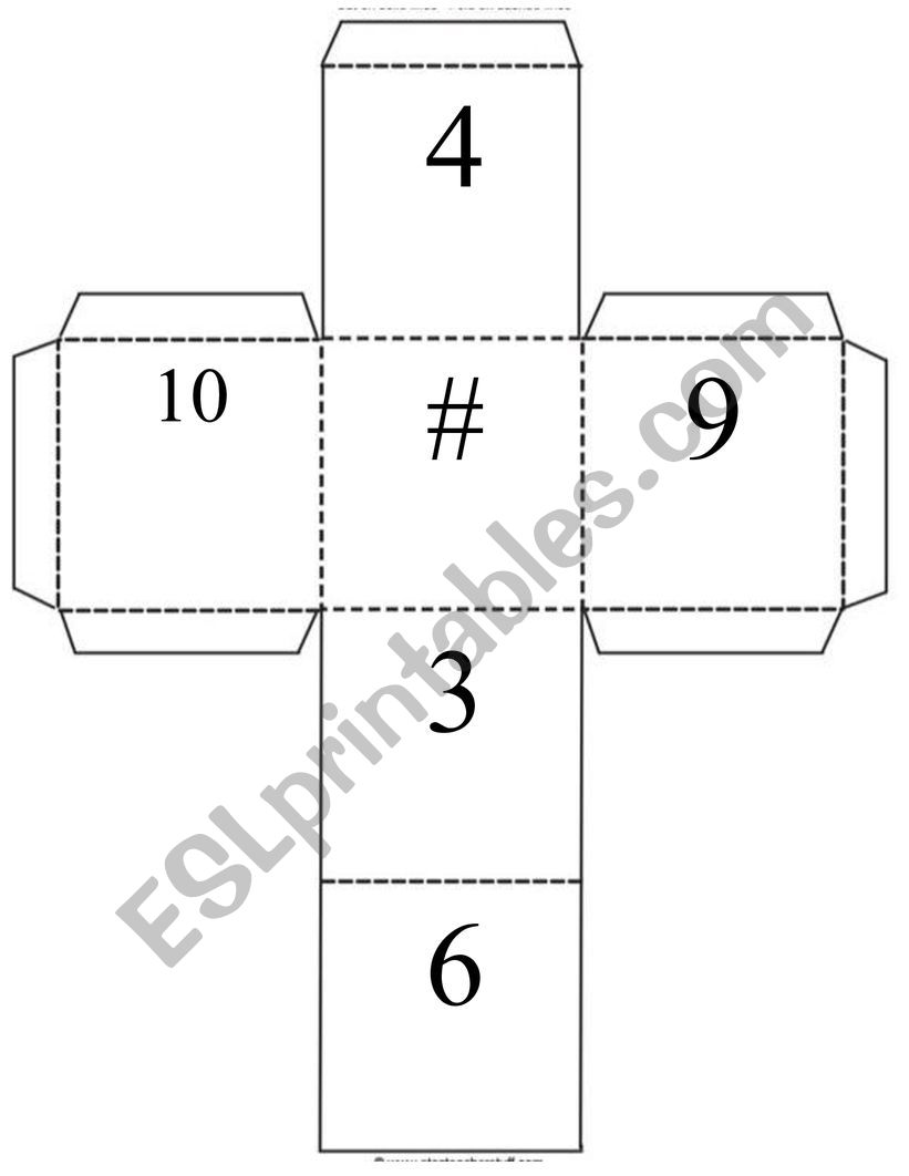 Numbers 1 to 10 worksheet