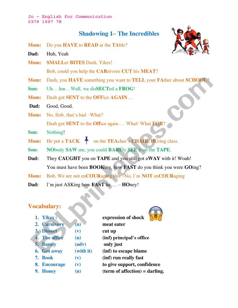 Practice intonation through movies