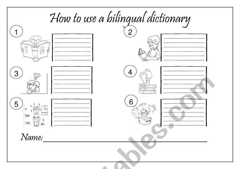 instructions worksheet