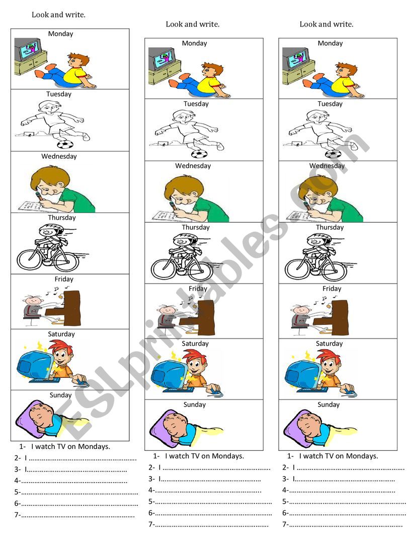 Present simple practice worksheet