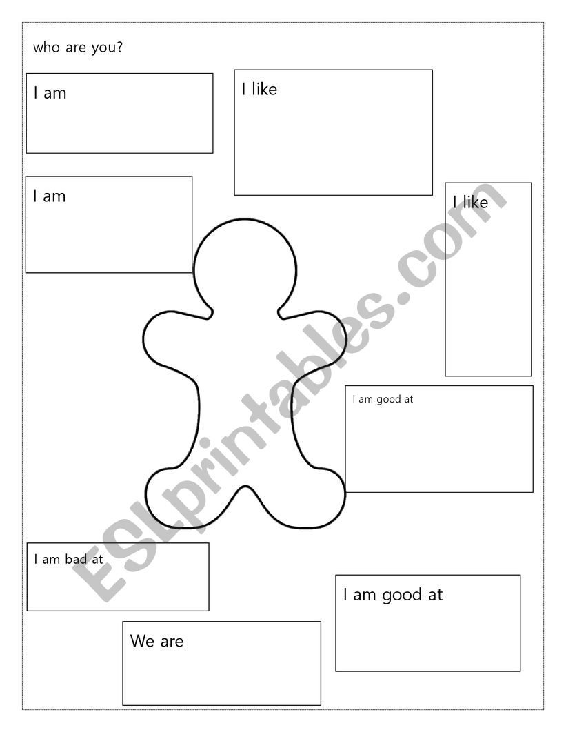 Identity Worksheet worksheet