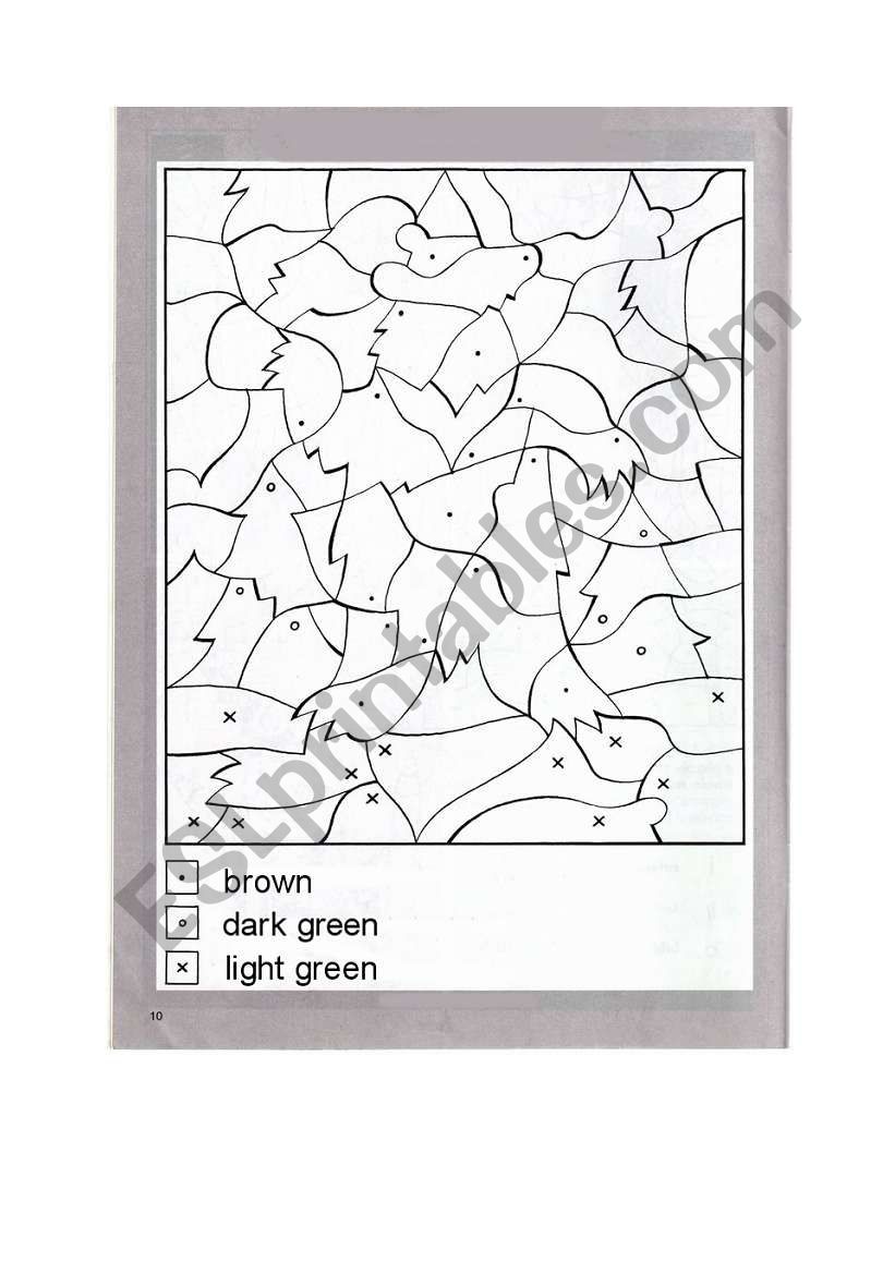 colours1 worksheet