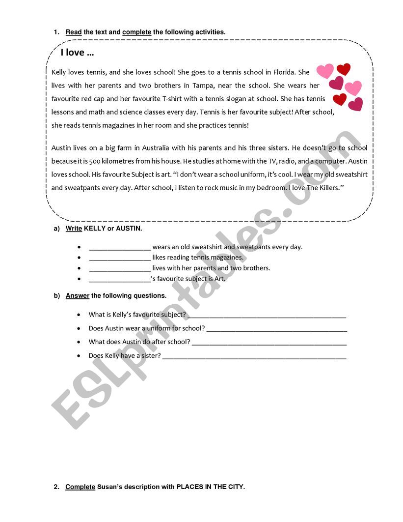 Intermediate practice 3 worksheet