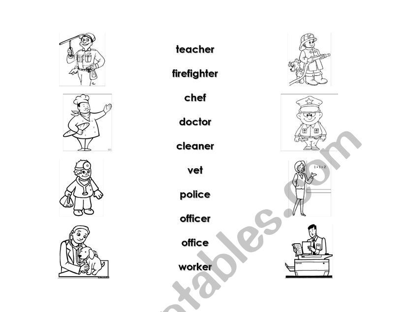 JOBS  worksheet