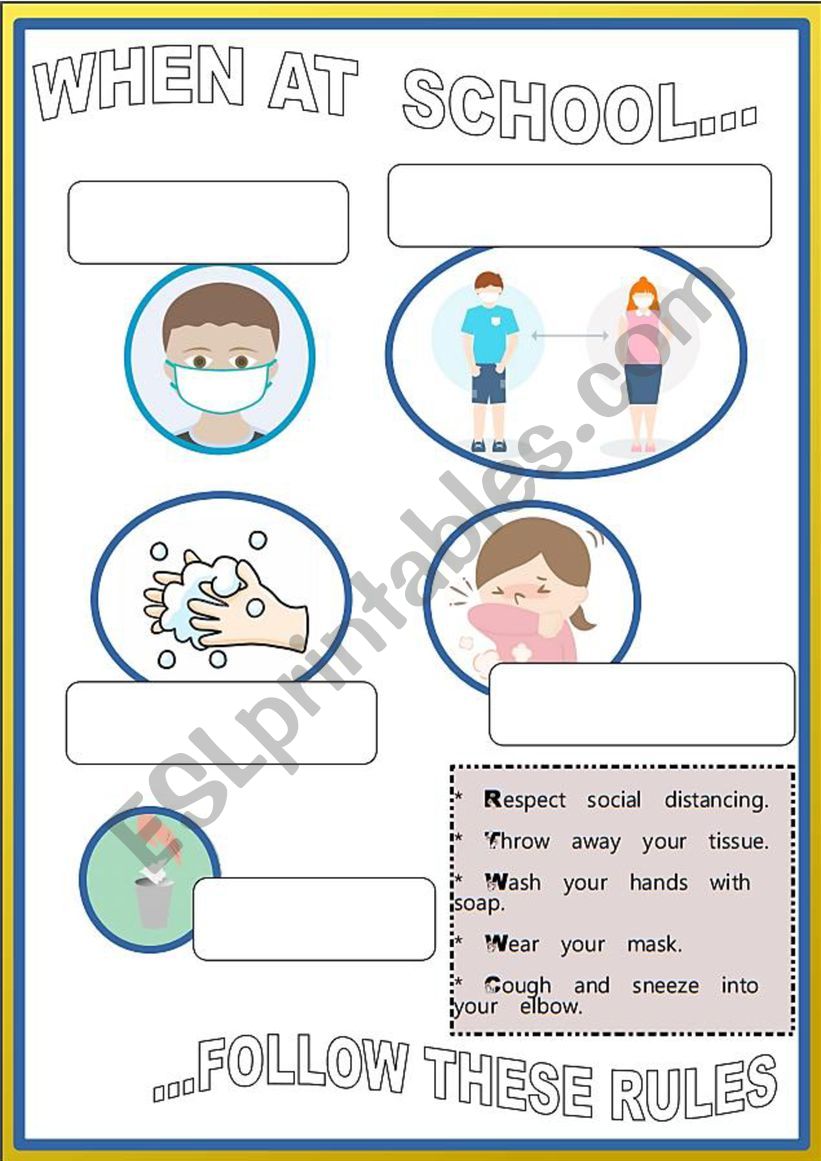 COVID-19 BASIC RULES AT SCHOOL