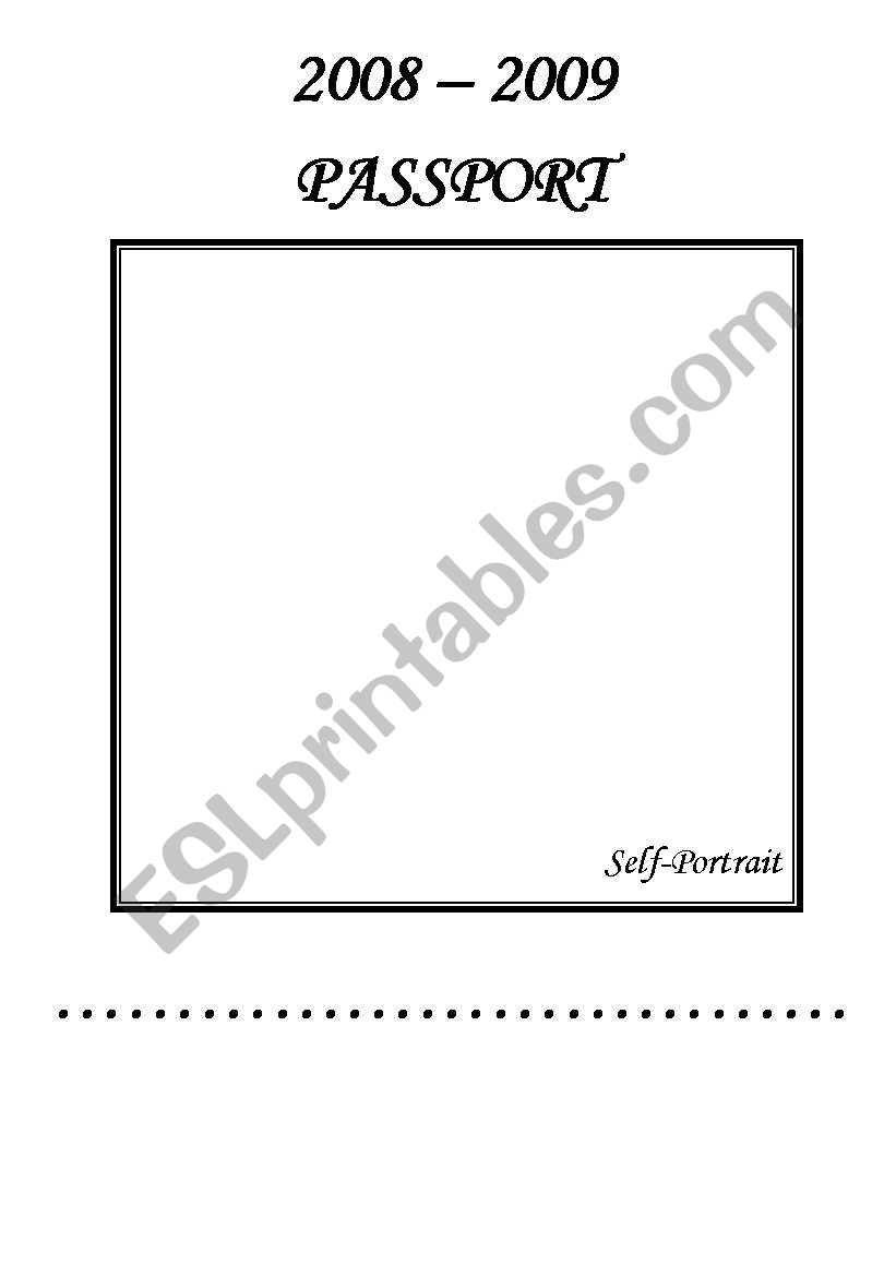 CLASSROOM PASSPORT worksheet