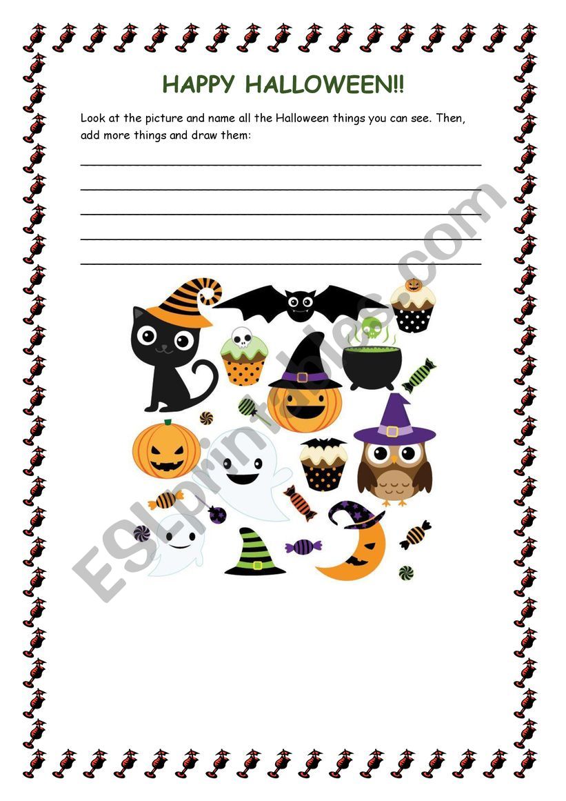 Halloween! worksheet