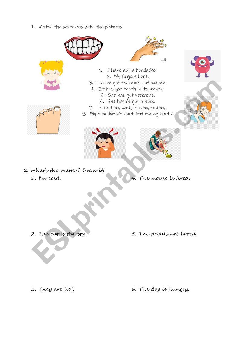 Test A1 worksheet