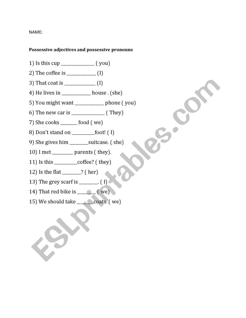 Reading Exercise  worksheet