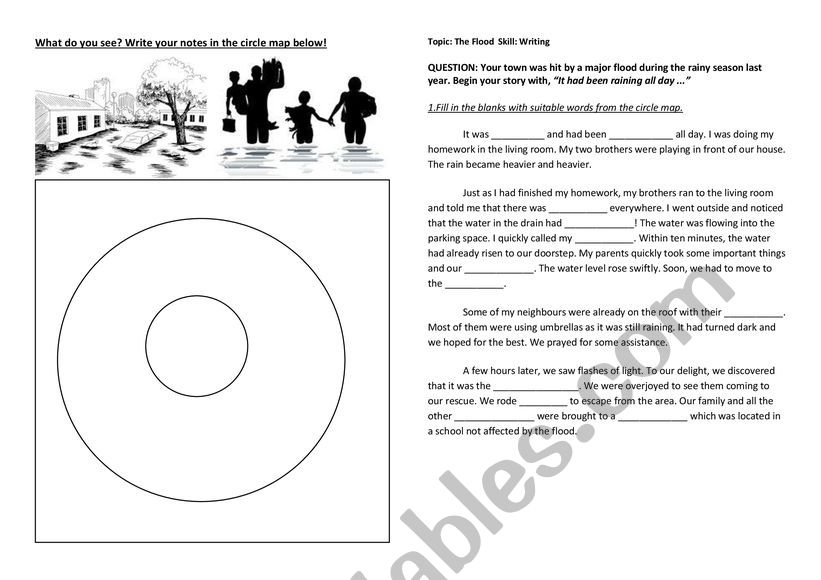 Flood worksheet