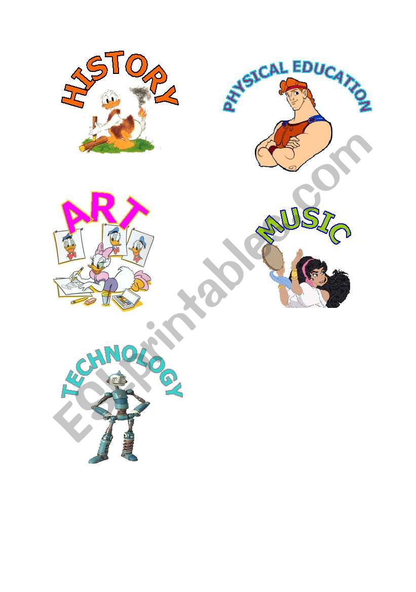 STICKERS. SUBJECTS. PART 2/2 worksheet