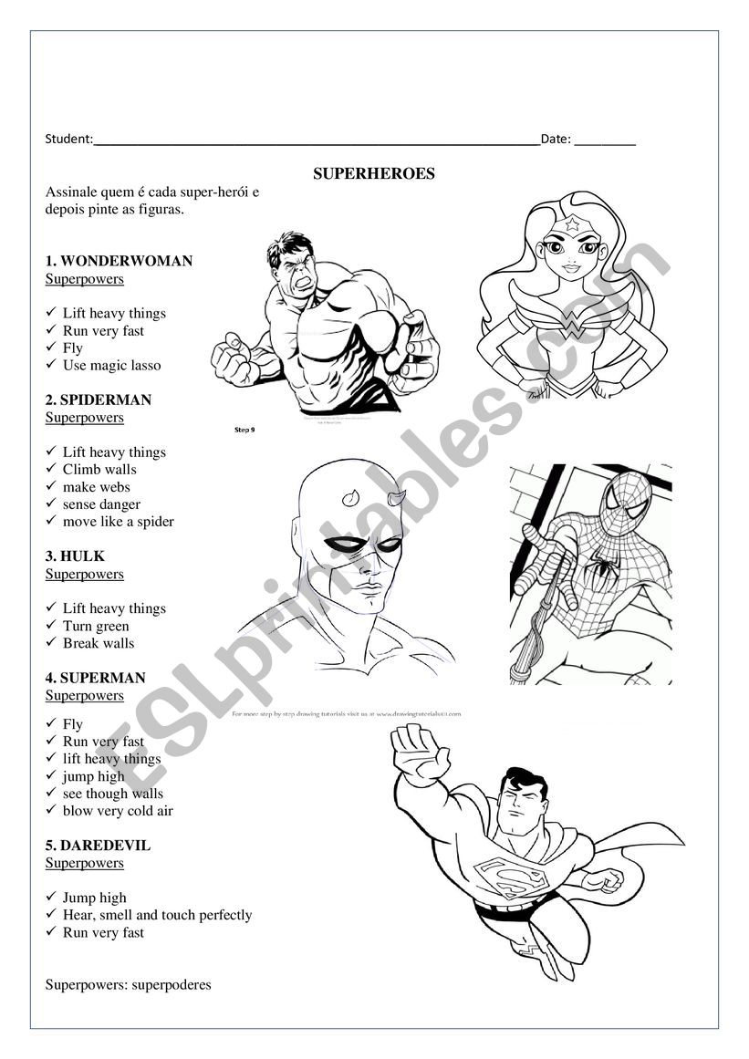 Can for ability worksheet