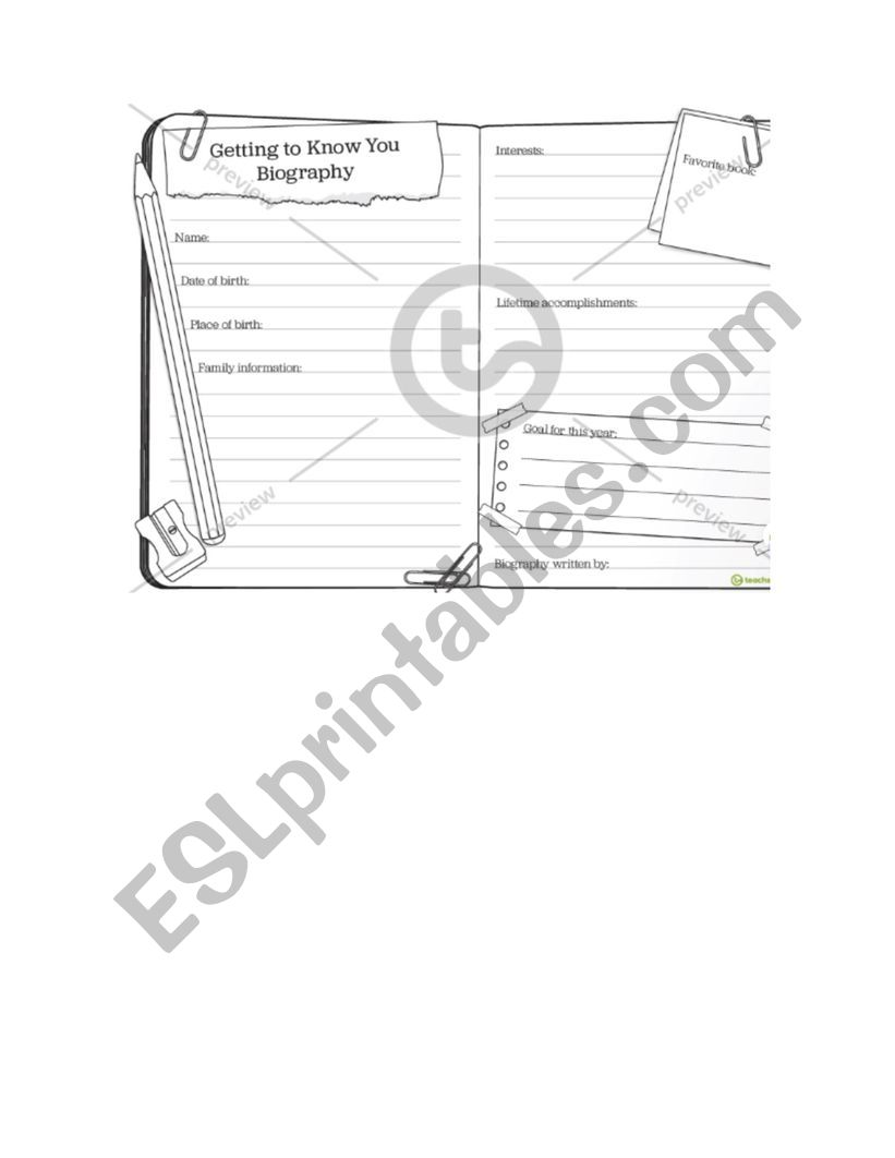 CARD worksheet