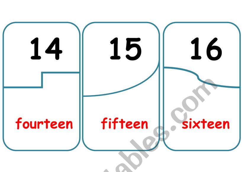 Number puzzles worksheet