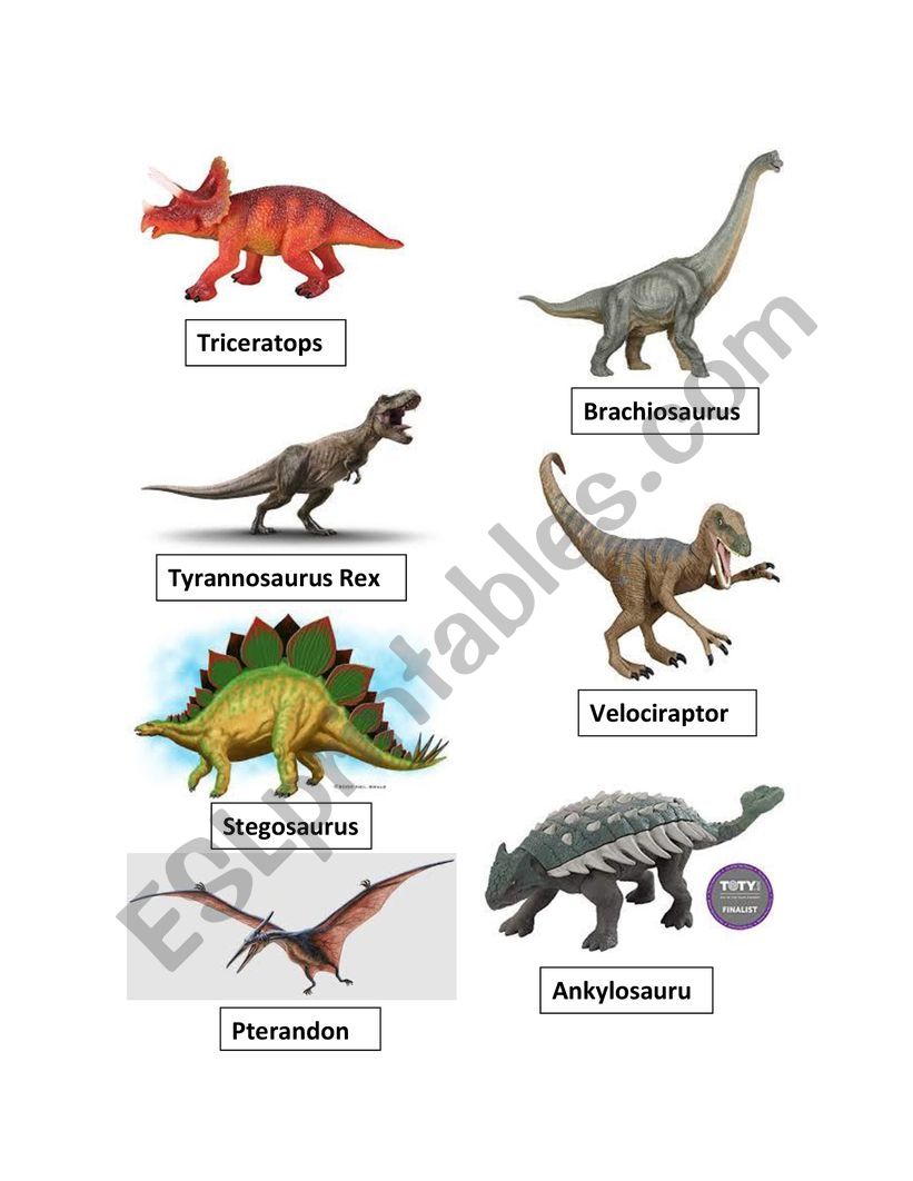 Dinosaur worksheet