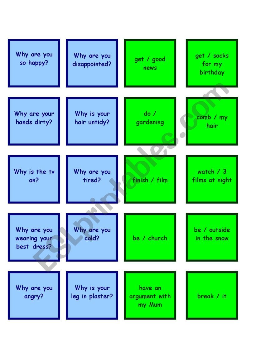present perfect worksheet