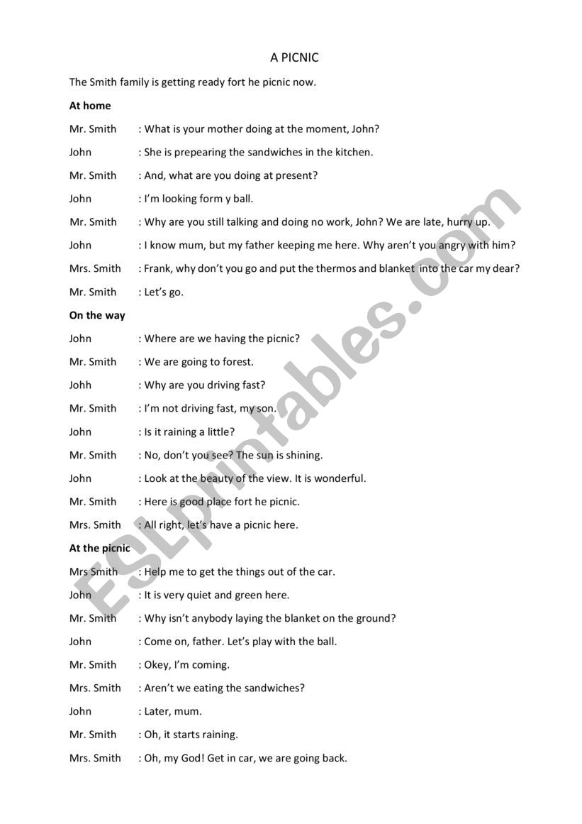 parts of time  worksheet