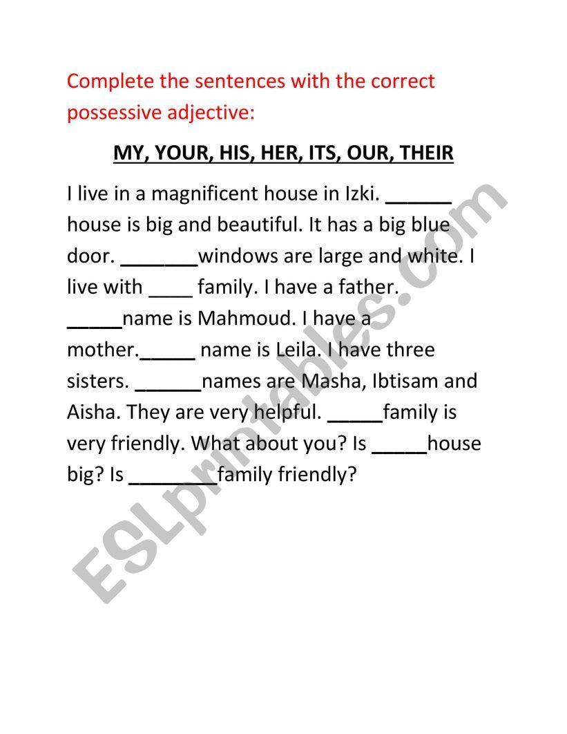 possessive-pronoun-adjectives-exercise-esl-worksheet-by-homebytheocean