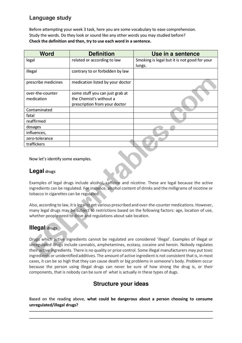 Language study for comprehension and annotations
