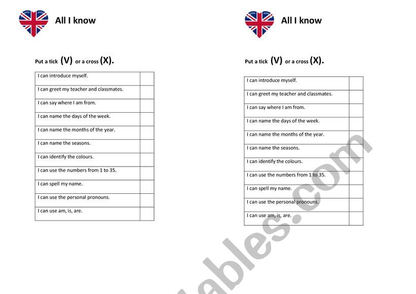 Assessment 1 worksheet