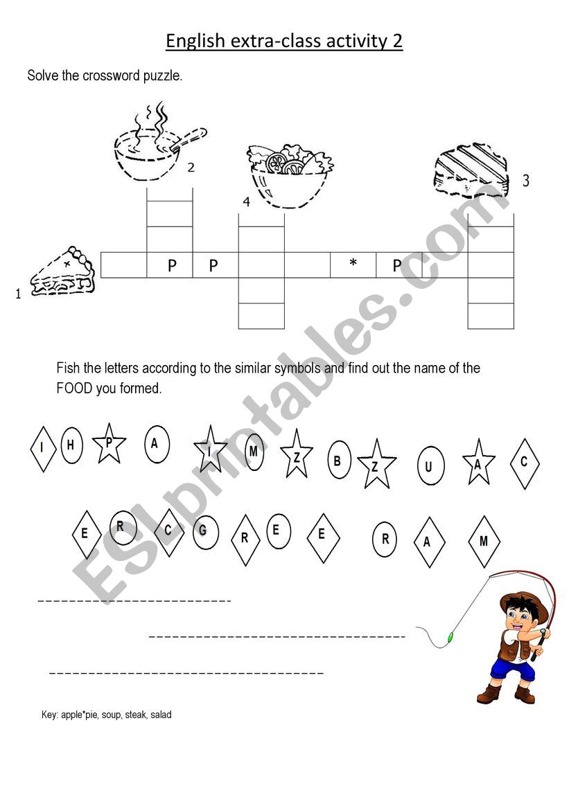 Food worksheet