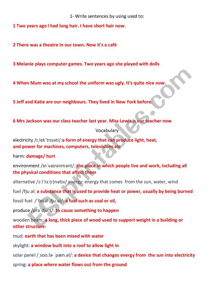 Family and friends 4 worksheet