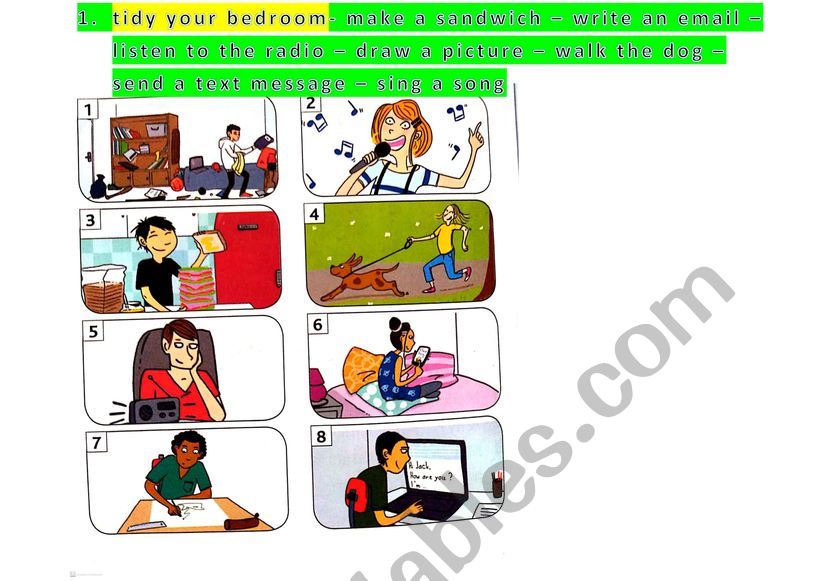 Revision of Present Continuous