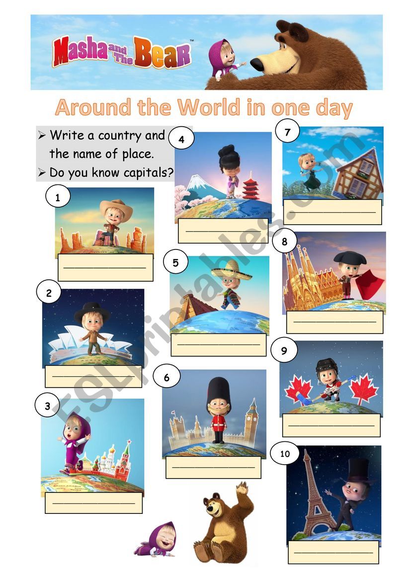 Masha and the Bear - Around the World in one day 4 / 4