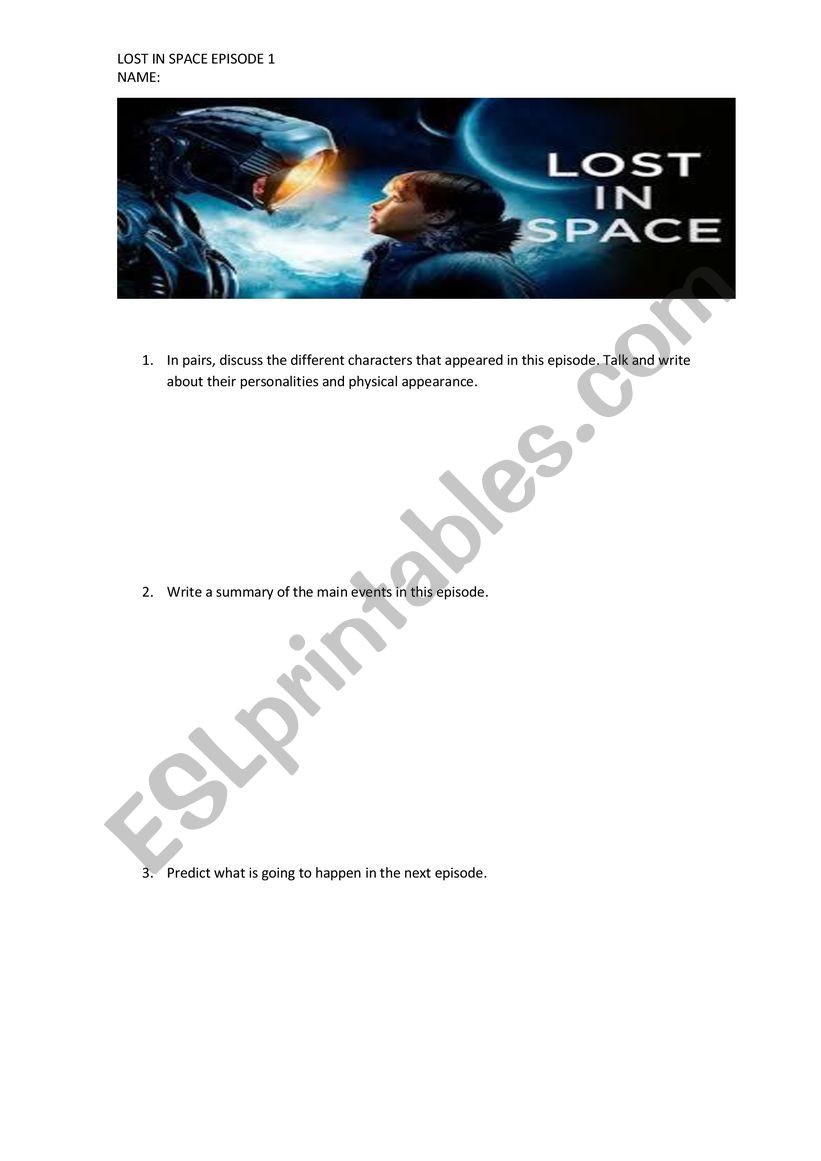 Lost in space episode 1 season 1