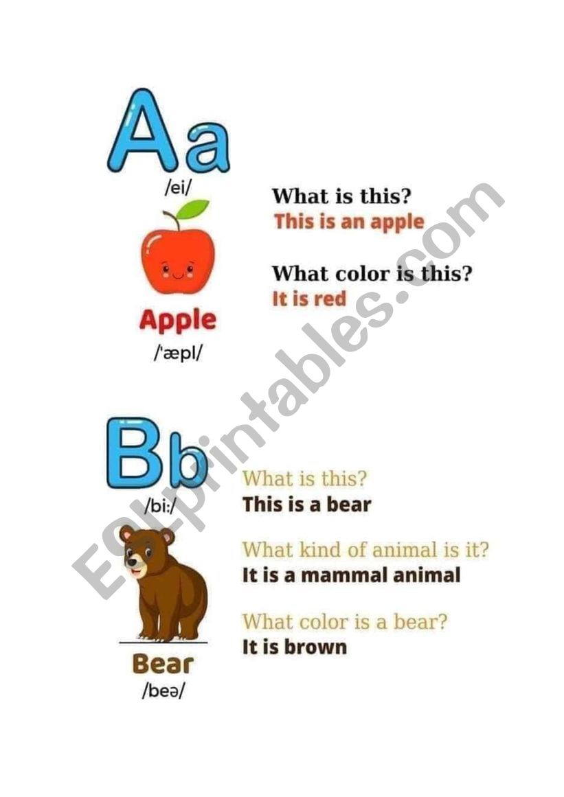 the alphabet worksheet
