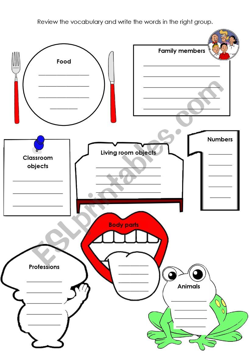 Practice vocabulary worksheet