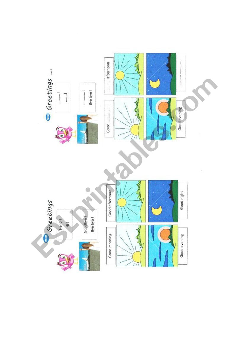 Grettings worksheet