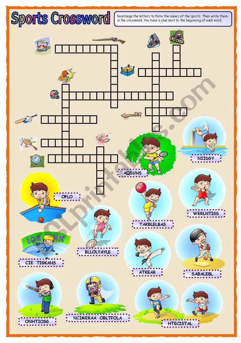Sports 1: Crossword (01.09.08)
